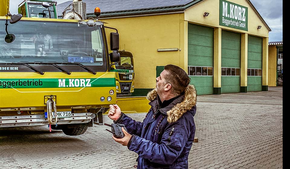 Einblick in ein Shooting bei einem regionalen Unternehmen